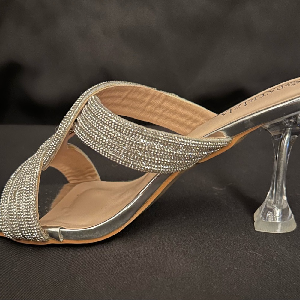 Patrizia Mirabella Silver Heeled Sandals
